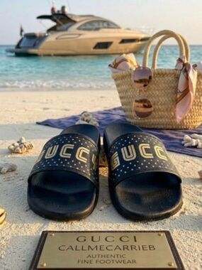 🛍️Gucci Authentic“GUCCY” Slides W/Packaging